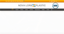 Desktop Screenshot of lorbplastic.com.br