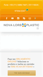 Mobile Screenshot of lorbplastic.com.br
